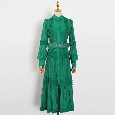 Frilled Maxi Dress